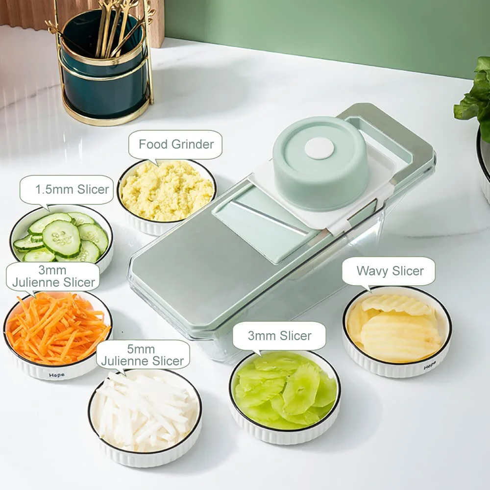 Multi-function Mandoline Slicer for Kitchen, Handheld Vegetable