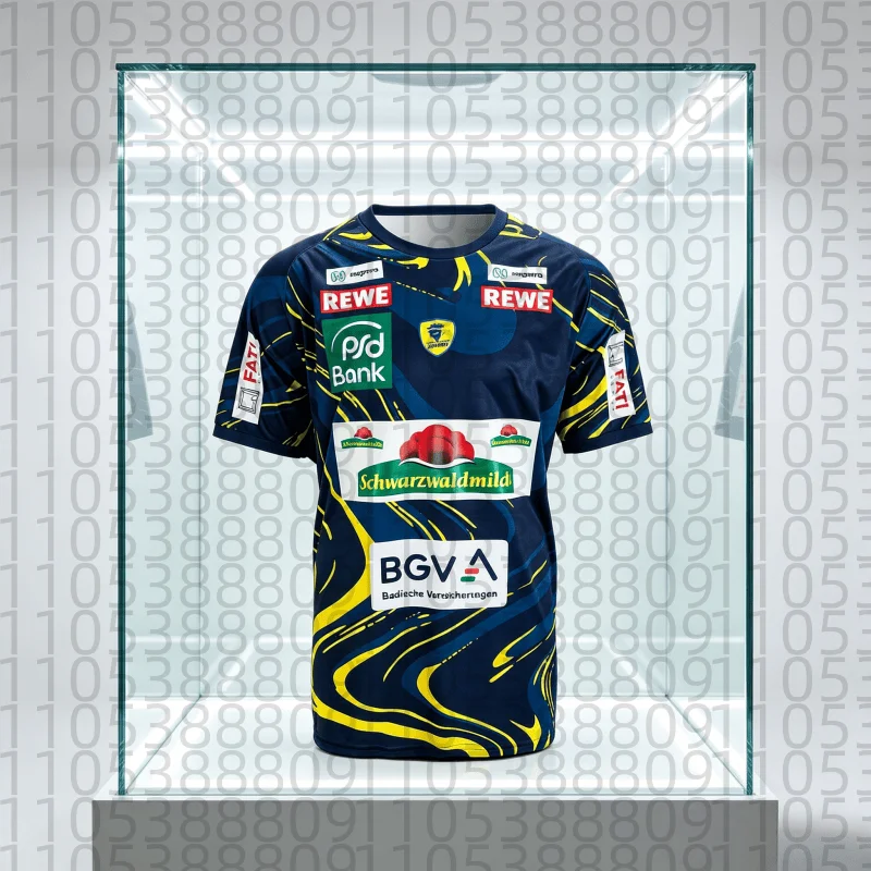 26 New Rhein Neckar Löwen HBL Deutsches Handball-Trikot Modisches T-Shirt für Kinder Lässiges und Bequemes Schnelltrocknendes Oberteil - Eltern-Kind