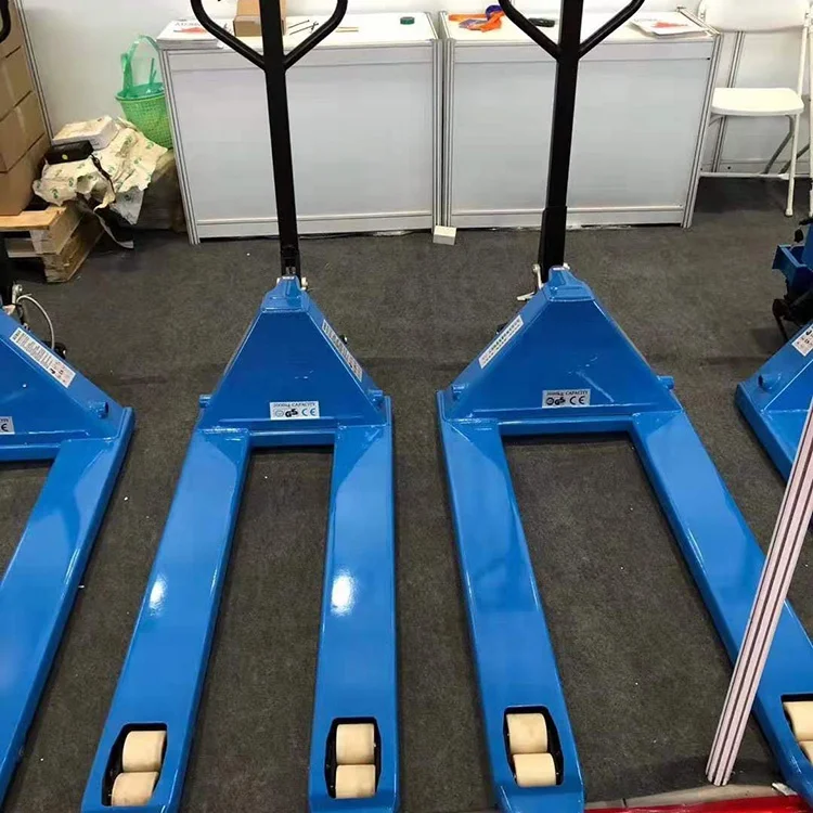 High Quality Hydraulic Pump Manual Forklift 2ton 3ton Pallet Fork Lift Jack Hand Pallet Truck 2500kg For Sale