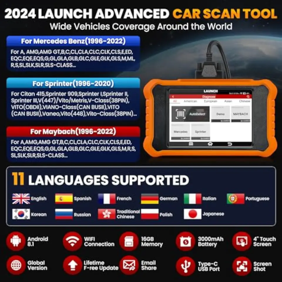 2025LAUNCH X431Elite 2.0 for Benz診断ツール 2025LAUNCH X431Elite 2.0 for Benz診断ツール Amazon.com: 2025