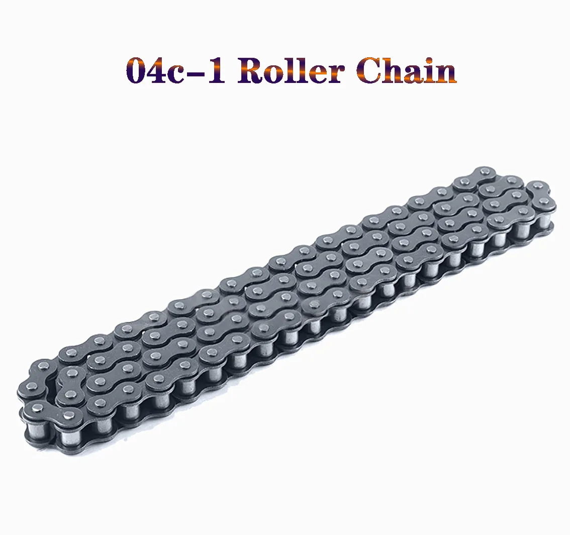 Steel Chain 1Pcs 04c-1 Roller Chain/Chain Connector Carbon Steel Chain Pitch 6.35mm Half /Full Buckle