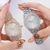 New Arrival Starry Hip Hop Cuban Chain Diamond British Original Classic Watch for Hip Hop Outdoor Activities 1