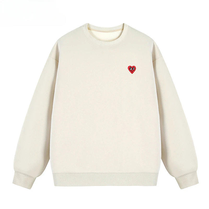 Men Women Sports Sweater Charles peach heart