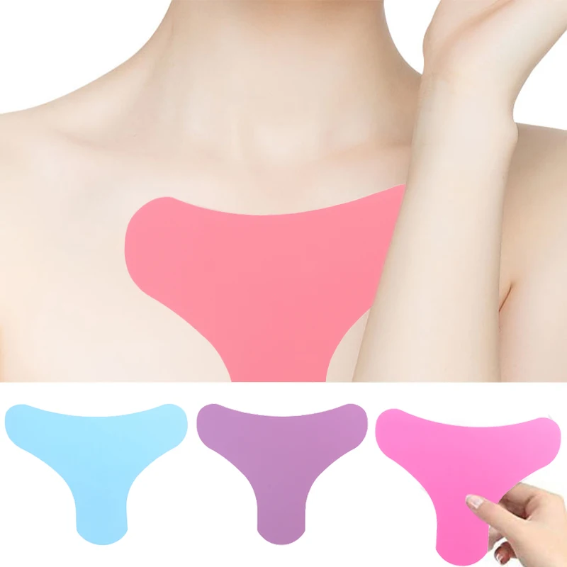 

1Pcs Silicone Breast Anti-Wrinkle Pad Skin Care Lifting Tool Wrinkle Removal Sticker Anti Aging Reusable Patch Multi Color