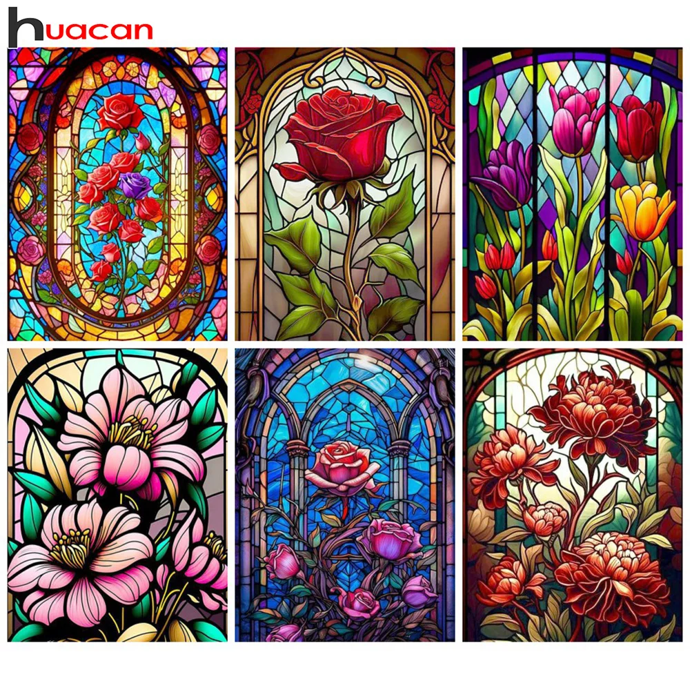 Huacan Kreuzstich Set Traumfänger - Vorgedruckt 30x40 Cm Für Anfänger