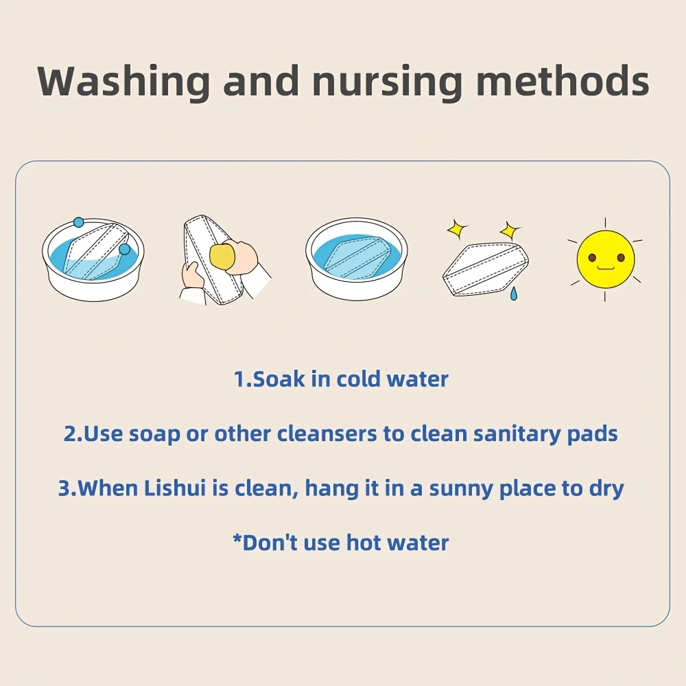 3pcs/Pack Small Reusable Washable Sanitary Pads Graphene Lining Soft Daily Panty Liners Light Flow Incontinence Cotton Pads