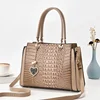 Hot Sale Of The Season New Crocodile Pattern Large Capacity Women's Shoulder Bag Fashionable Vintage PU Leather Internal Zipper
