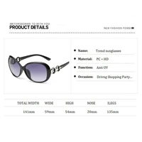 Lunettes de soleil de luxe pour femmes, Design de marque, étoile complète, miroir rétro carré pour dames, UV400, pour la conduite et le Shopping 6