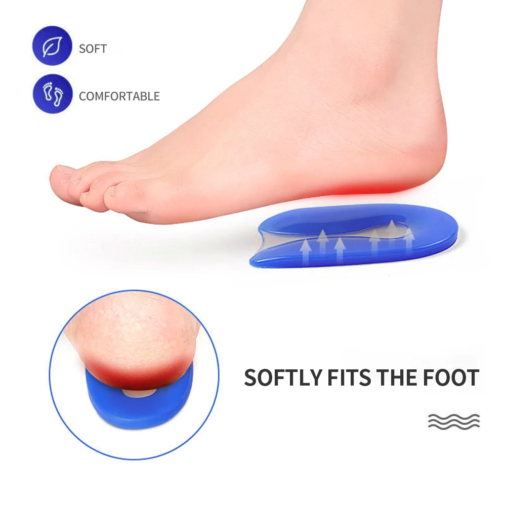 Tuli's Heavy Duty Gel Heel Cups for Plantar Fasciitis & Sever's Disease,  Large, 1 Pair - Walmart.com