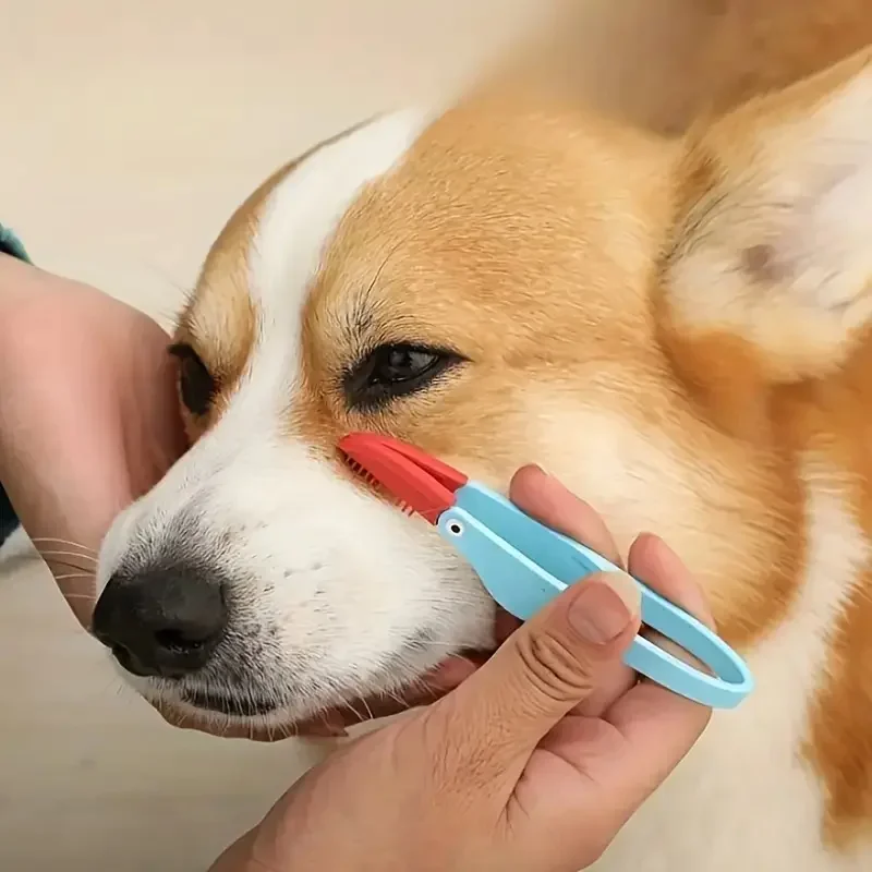Soft Silicone Pet Tear Stain Remover Brush