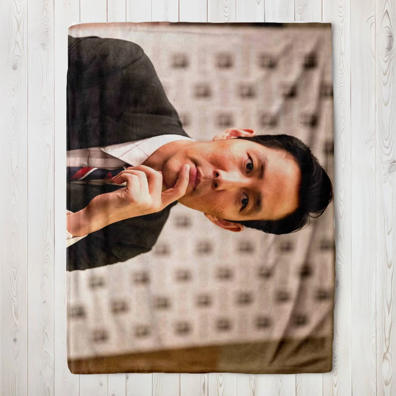 130x150cm Popular Tv Drama Characters South Korean actor Blanket Star Pictures For Fans Room Living Painting Wall Art Home Decor 5