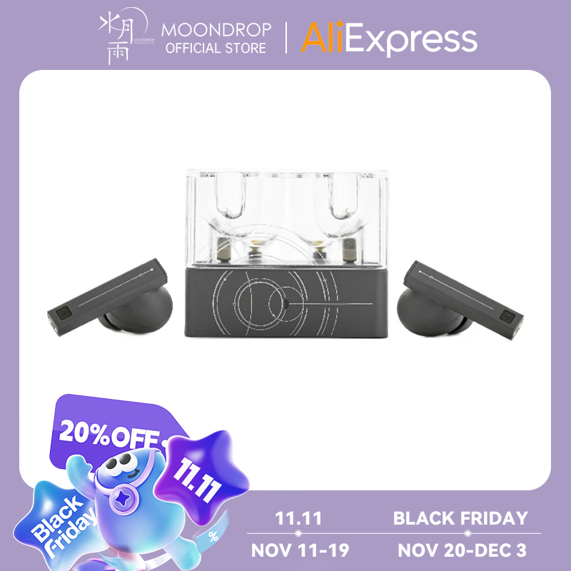 MOONDROP Space Travel 2 ULTRA TWS Bluetooth earphone ANC LDAC Bluetooth 6.0 55ms Low-latency Game Mode gaming headset