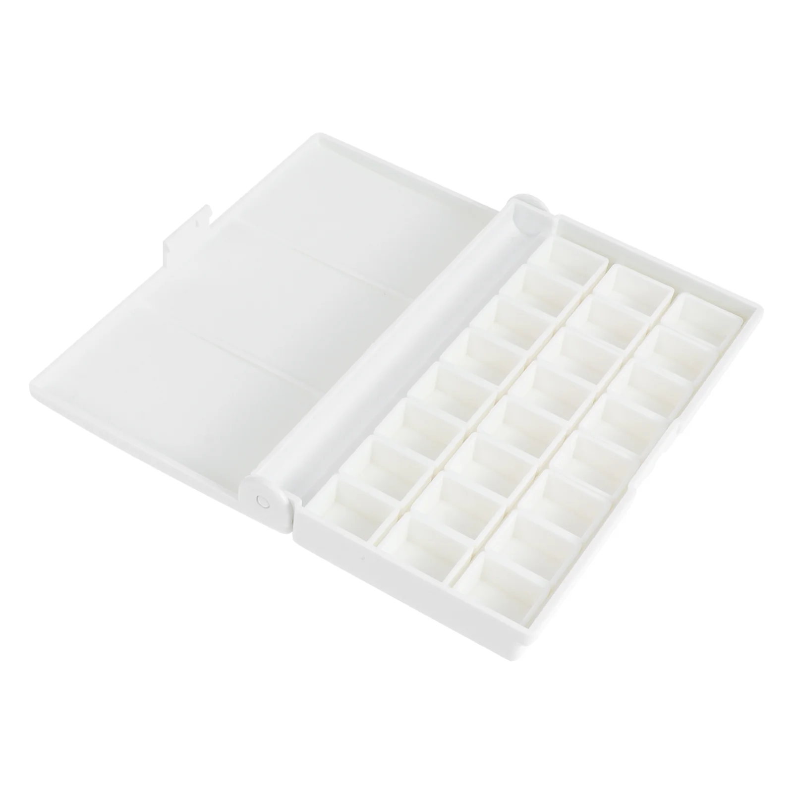 

Pigment Box Paint Tray for Paints Storage Folding Palettes Watercolor Pan Plastic Trays Case Pallets Empty Tins