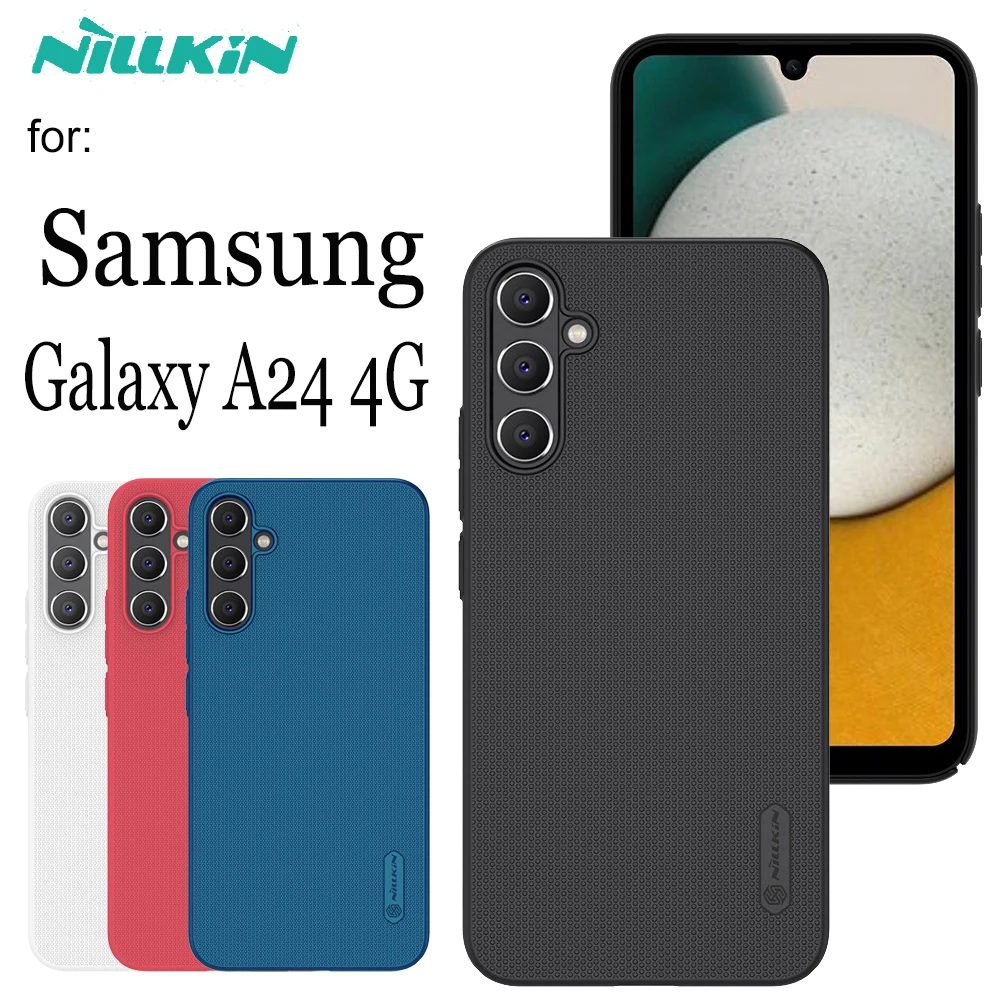 

Nillkin Case for Samsung Galaxy A24 4G Case NILKIN Hard PC Frosted Ultra Thin Back Protective Cover for Samsung A24 Coque