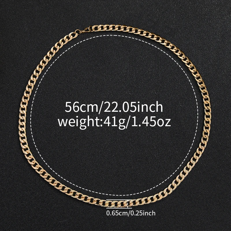 2PCs/Set Men's Watch Necklace Set Men's Fashion Quartz Watch Round Hip Hop Style Men's Watch Men's Gift