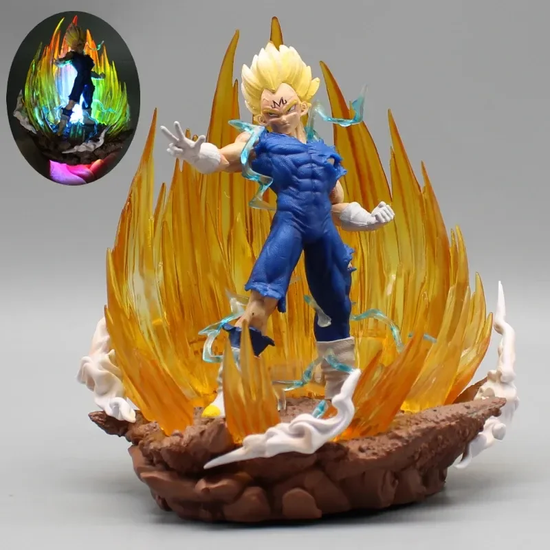 

14cm Sky Top Vegeta Anime Dragon Ball Z Figures Gk Super Saiyan 2 Vegeta Majin Figure Statue Pvc Model Ornament Toy For Gift