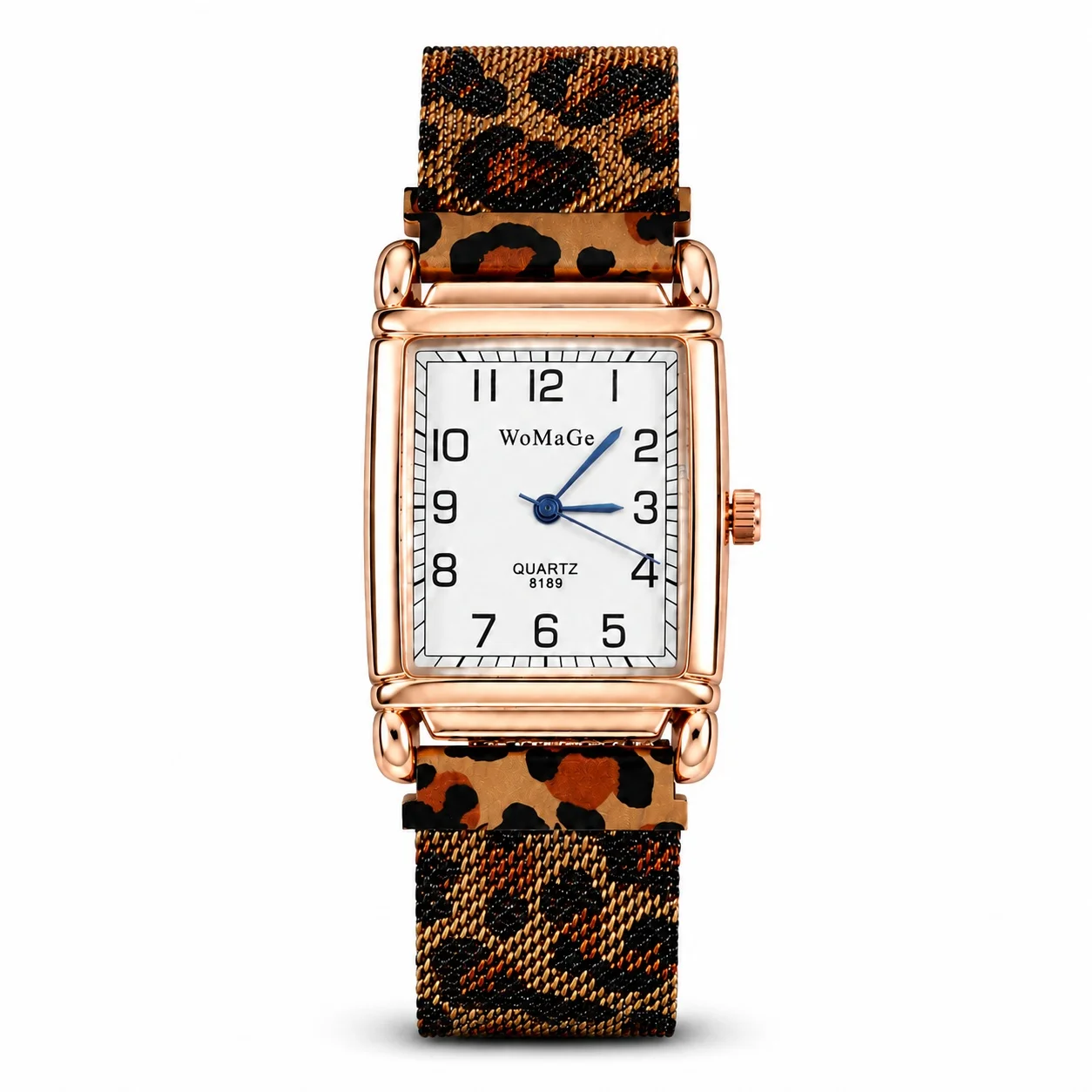 Elegant Women's Quartz Watch with Fashionable Square Dial and PU Leather Strap