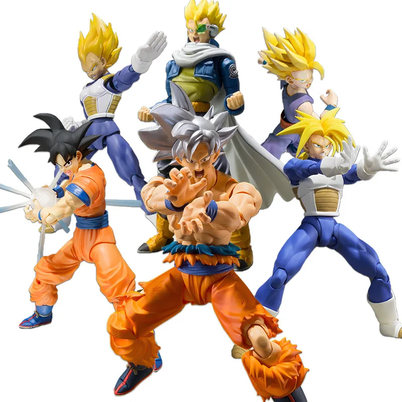 Bola de Dragão Série Perfeita APF Batalha Filho Goku Vegeta Troncos Cenário  Anime Ornamentos Figura