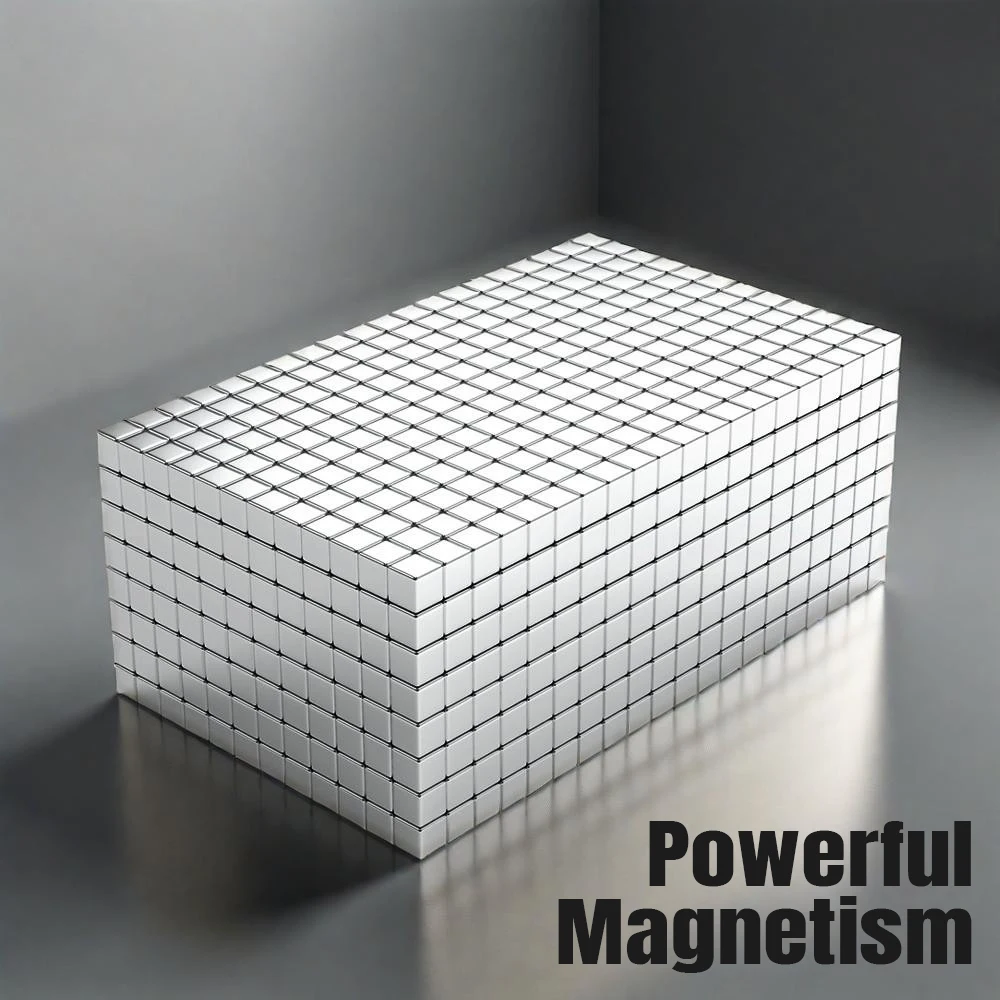 Small Square Refrigerator Magnets for Crafts and Office Use