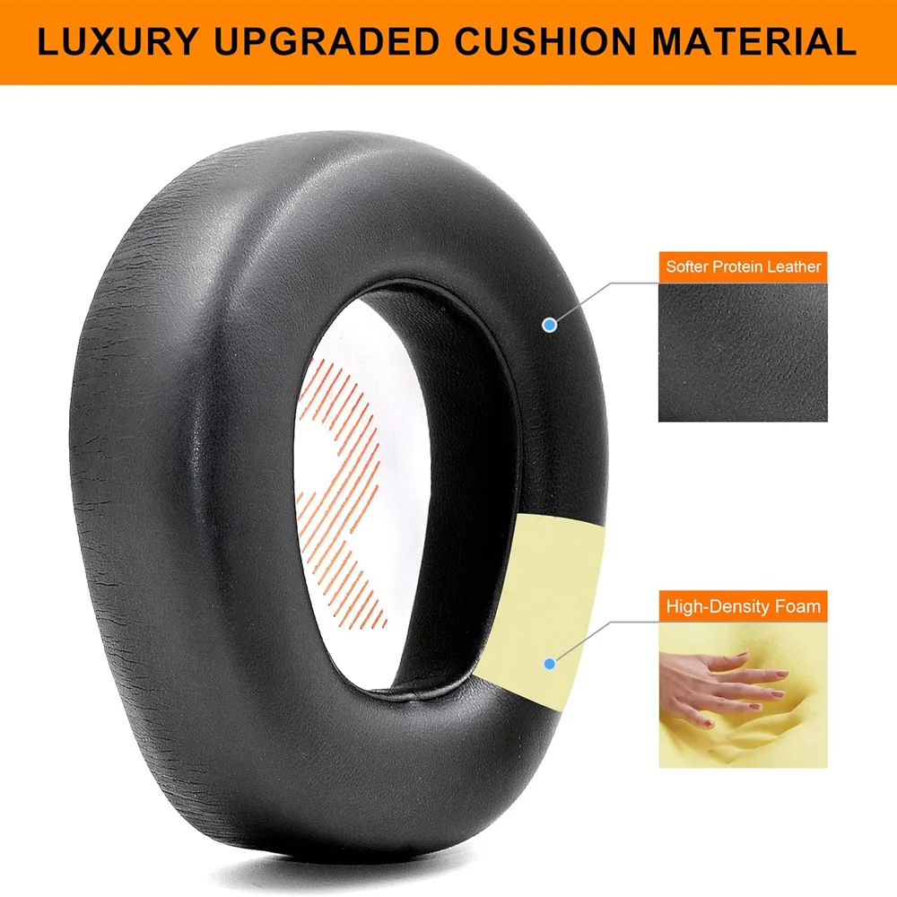 Earphone pads For JBL Quantum Q800 Q600 noise replacement Earpads headphones Earmuffs Mesh Memory Covers Sponge Protein