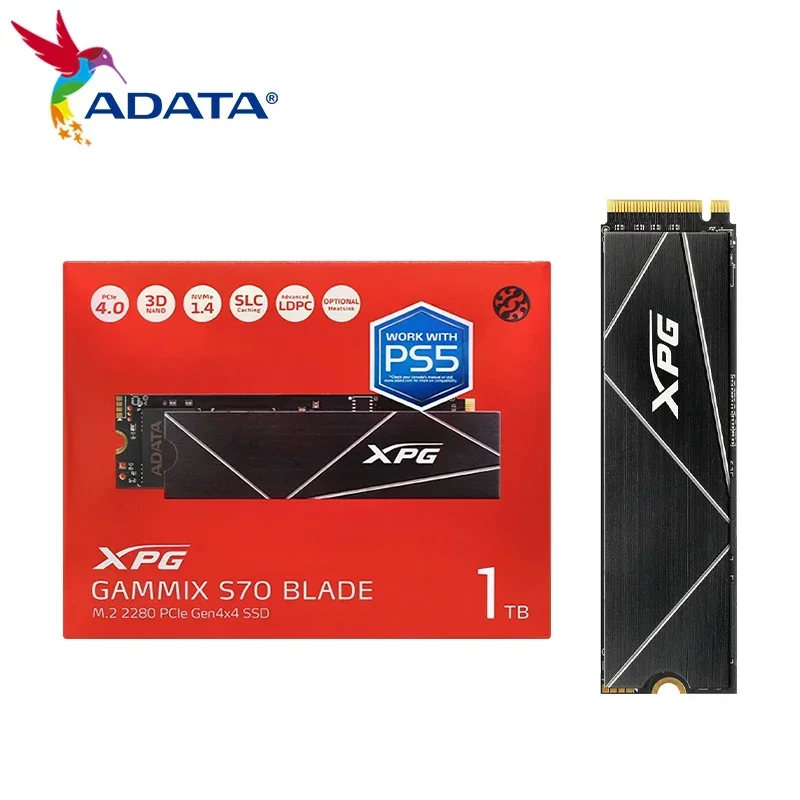 ADATA XPG GAMMIX S70 ̵ SSD 1TB 2TB  ָ Ʈ ũ ϵ ̺, Ʈ ũž PC M.2 2280 PCle Gen4x4 SSD