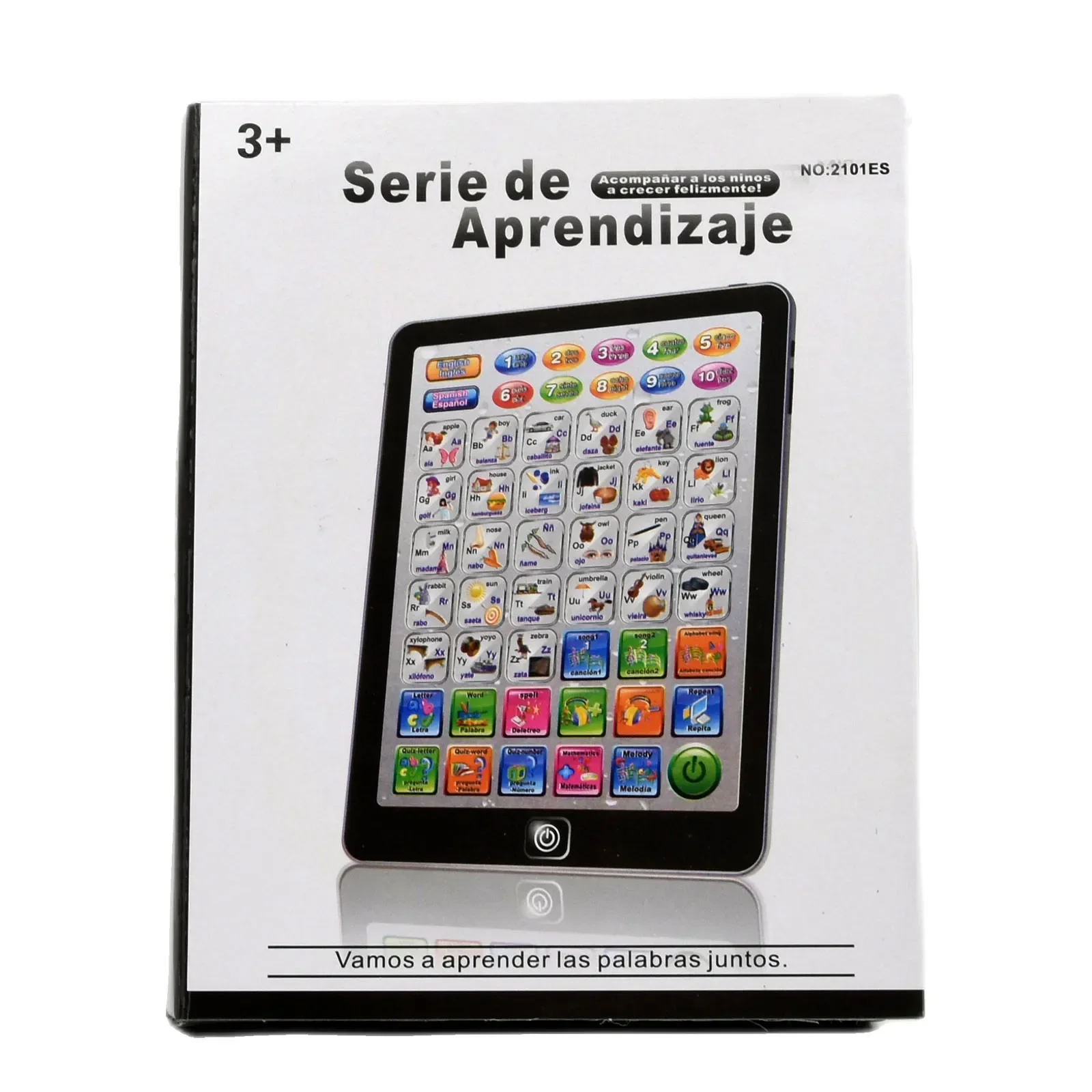 Educational Learning Toy Alphabet Educational Toys Spanish English Language Learning Machine Children Multi-function Laptop Computer Alphabet Pronunciation Early Educational Toys