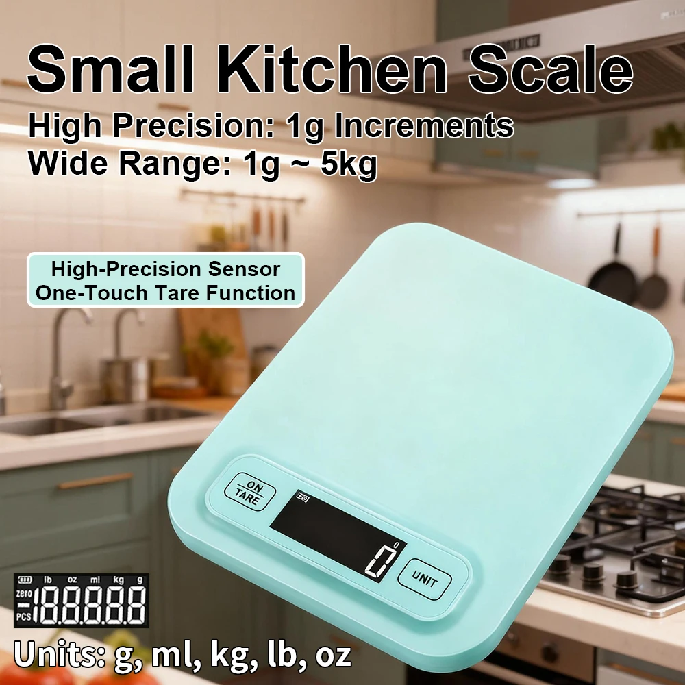 Portable Food Baking Coffee Scale 5kg/1g