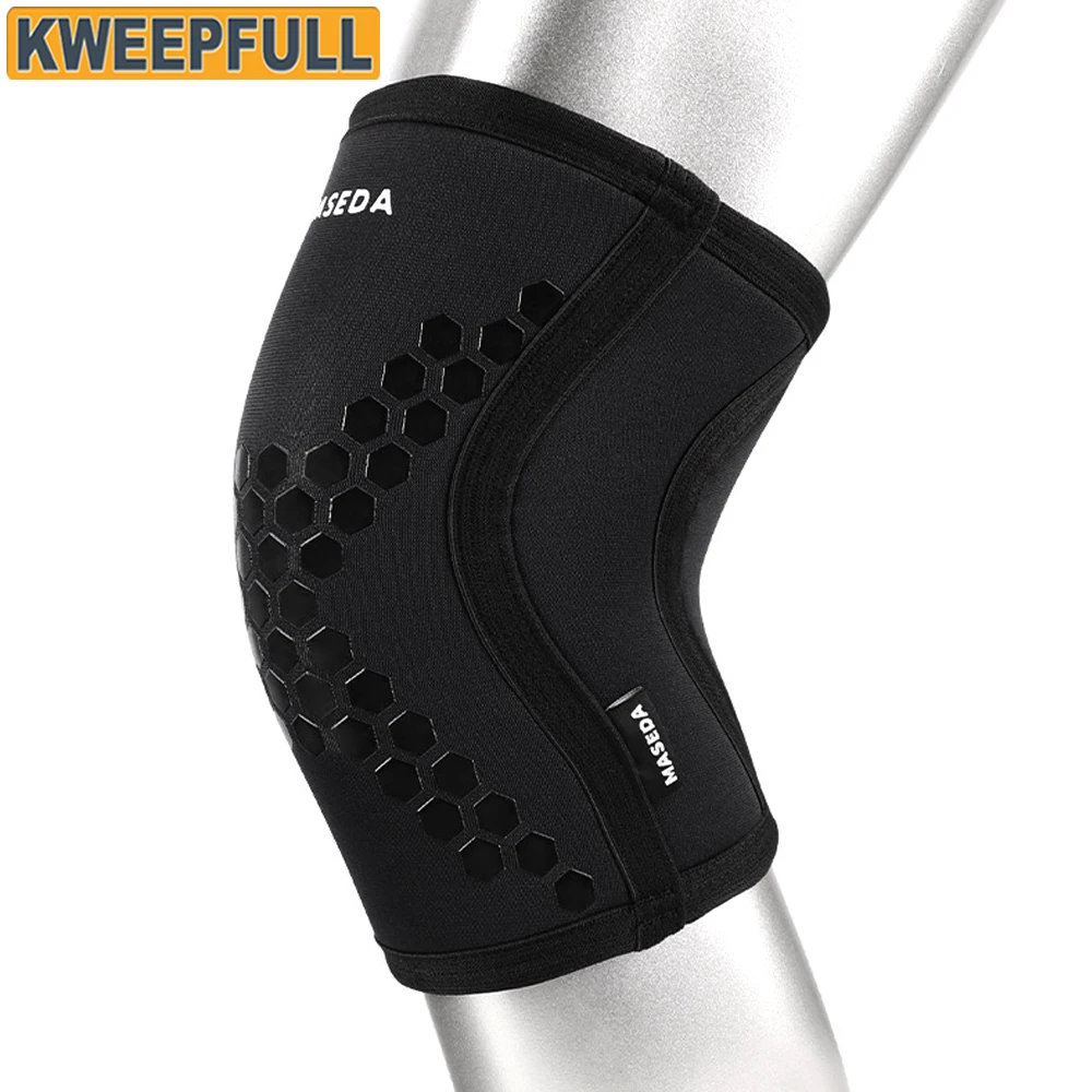 1PCS 7mm Knee Sleeves for Weightlifting & Powerlifting, High-Performance Knee Compression Support for Squats, Weight Lifting