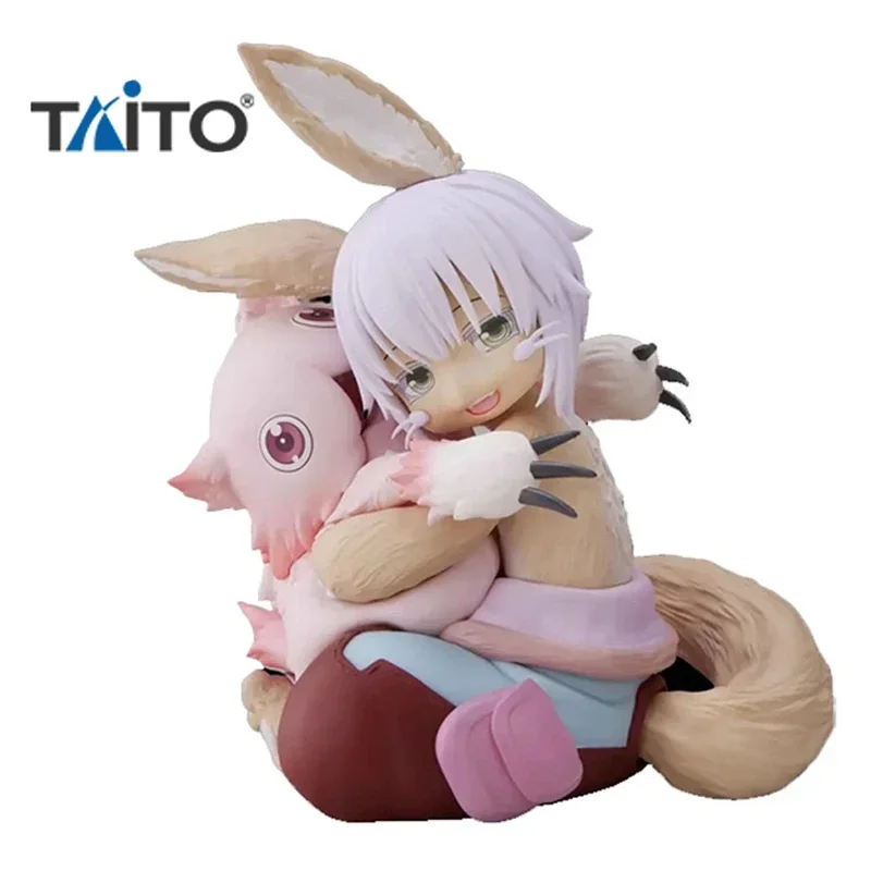 

Stock Original TAITO Nanachi Mitty Anime Action Figure 13CM Desktop Cute Made in Abyss: Retsujitsu No Ougonkyou Model Doll Gift