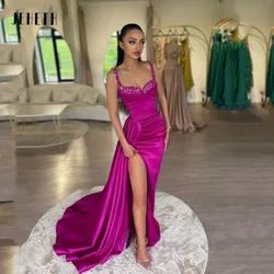 JEHETH Prom Dresses For Women Sexy Sequins Chest Fishtail Evening Gown Side High Split Party Princess Dress Custome Made