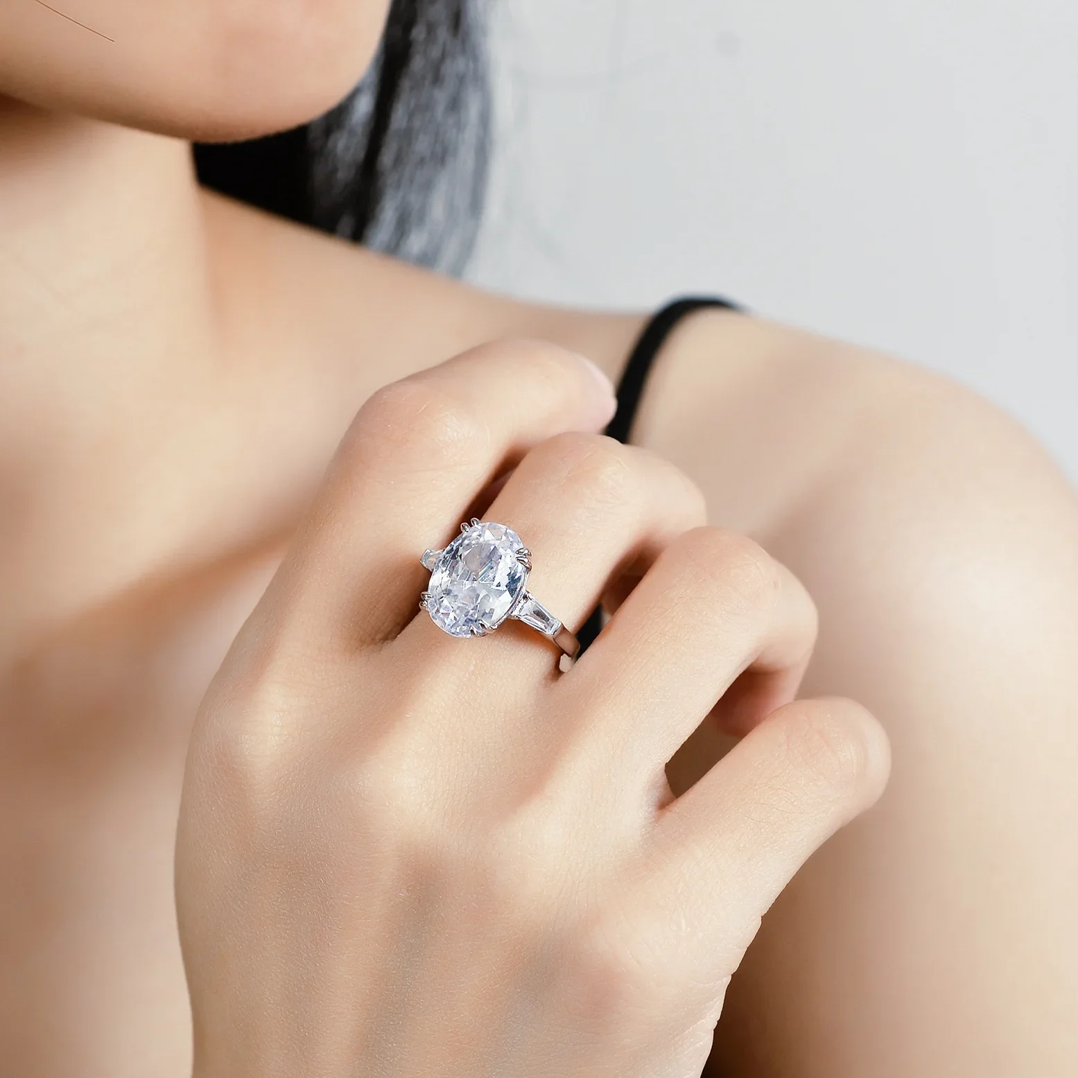 Рисунок 5 - Платиновые кольца Pt950 с бриллиантом