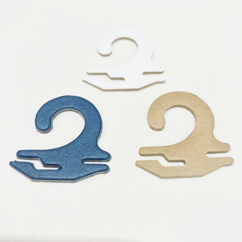 판지 패키지 걸이 후크 디스플레이 행거 양말 타워 제품 액세서리 페그, 1000 개