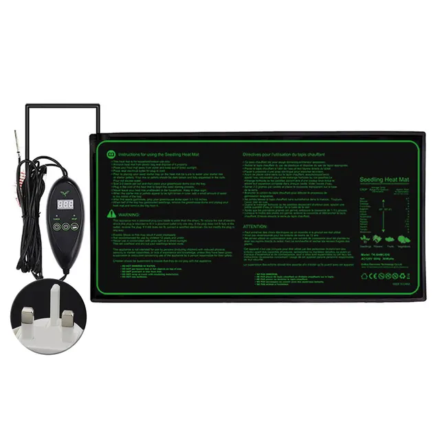 Multifunkcionális A Digitális Termosztát Hüllőkkel Palánták Hőszőnyege Sörgyártás Ip67 Vízálló Üvegház Pvc Uk Eu Dug - Image 2