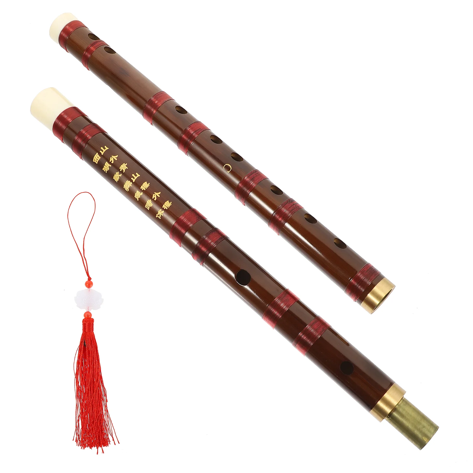 

Bitter Bamboo Flute Chinese Traditional Wind Instrument Introductory Student Beginners Students Adults Portable