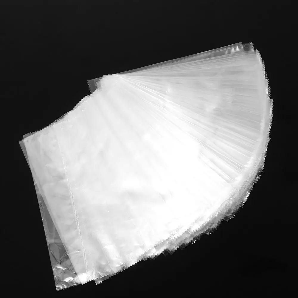100PCS/lot Plastic Ice Pop Bag Disposable Transparent Popsicle Bags Fridge Frozen Ice Cream Storage Bags for Refrigerator