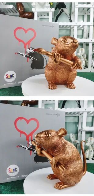 MEDICOM TOY - LOVE RAT banksy sync. MEDICOMTOY【正規品】 Love Rat Banksy 1000% Bearbrick by Medicom
