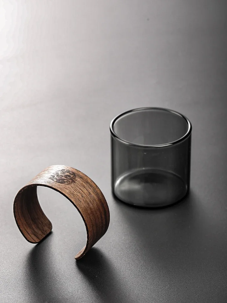 1pcs Japanese thicken Style Glass Tea Cup Heat-resistant and Scald Resistant Water Mug Master Cup Household Glasses Coffee Mug