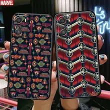 

Captain Marvel Logo For Xiaomi Redmi Note 10S 10 9T 9S 9 8T 8 7S 7 6 5A 5 Pro Max Soft Black Phone Case