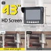 4.3 Monitor Sewer Pipe Inspection Camera, 17MM/22MM Drain Sewer Pipeline Industrial Endoscope with 4500mA Battery 16G DVR Card 2