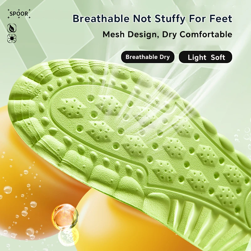 1 Pair New Green Pattern Invisiable Height Increase Insoles For Feet Comfortable Soft Breathable Mugwort Anti-odor Pads