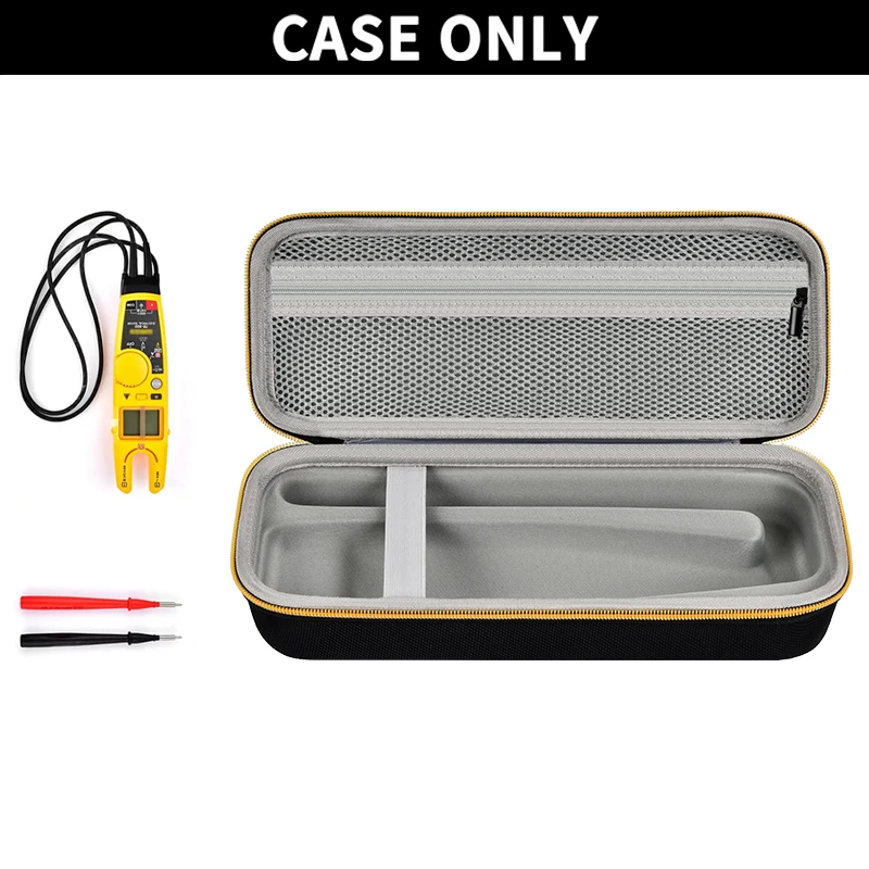 Peyyargo Custodia Rigida Protettiva Per Multimetri Fluke T6-1000, T6-600, T5-1000, T5-600, In EVA E Nylon, Impermeabile, Antiurto, Con Maniglia - 4