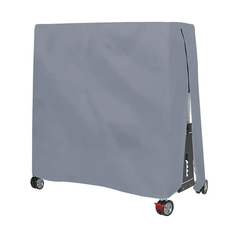 

Folding Table Cover Rain Poof Collapsible Table Dust Cover With Adjustable Buckle Dustproof Folding Chair Cover With Zipper