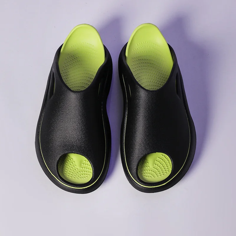 Slip Slippers for Men Non-Slip Slipper for Indoor Outdoor Slip Comfy Soft Foam Sliders With Thick Sole_voghion.com