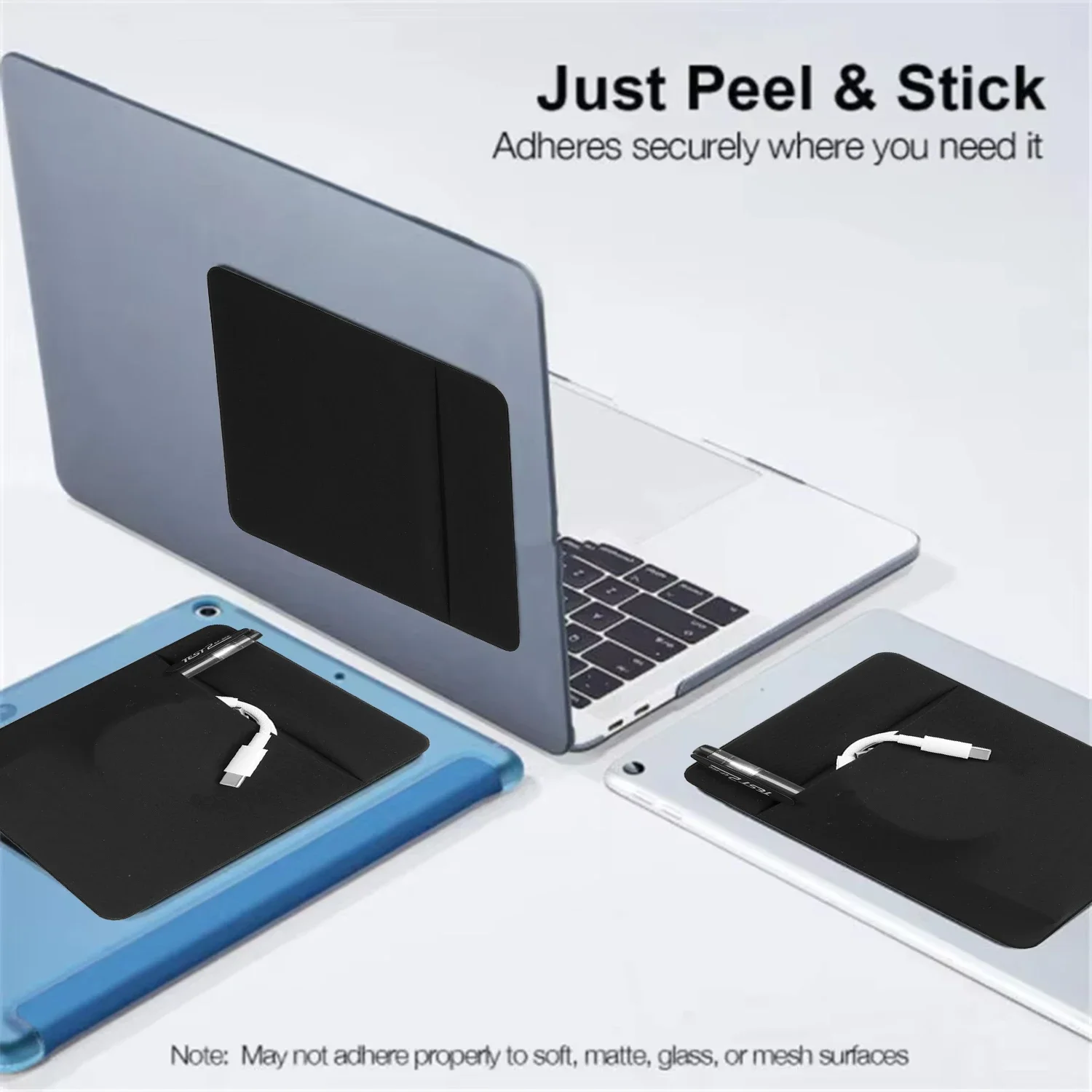 Self Adhesive Storage Bag for Notebook Mouse Digital Hard Drive thumbnail 3