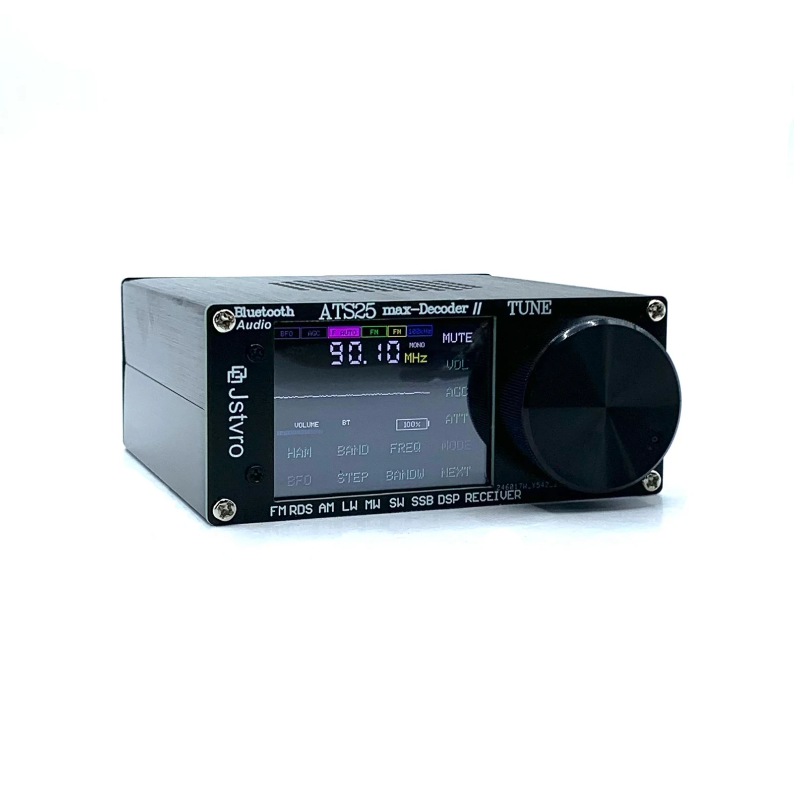 ハム周波数変調付きフルバンドラジオ受信機,ポータブルデコーダーv2