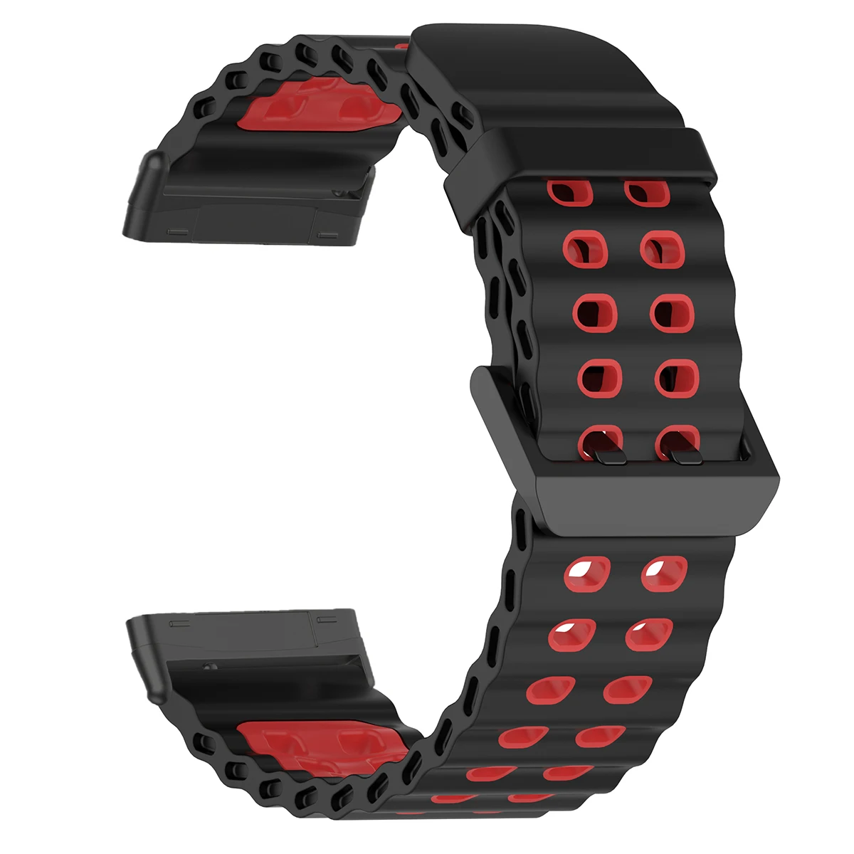 Marine Two-Tone Silicone Ocean Band - Breathable Sport Bracelet