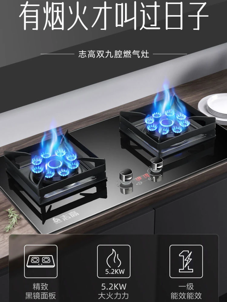Chigo Gas Stoves Table Stove Kitchen Builtin Kitchens Dualpurpose