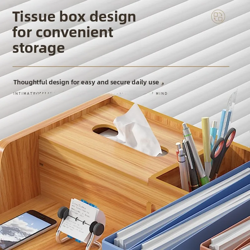 Office Desktop Drawer Storage Box Desk Organizer Tool Cabinet Utensils Dormitory Good Things Bookshelf Miscellaneous Items Rack - 5