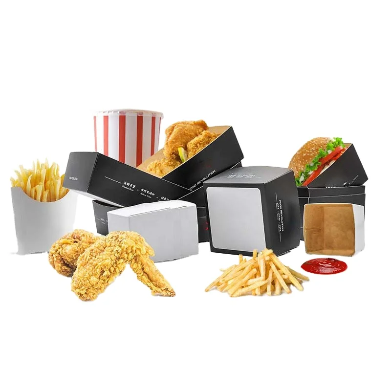 

Customized productManufacturer Customized High Quality Fast Food Packaging Fried Chicken Burger Box