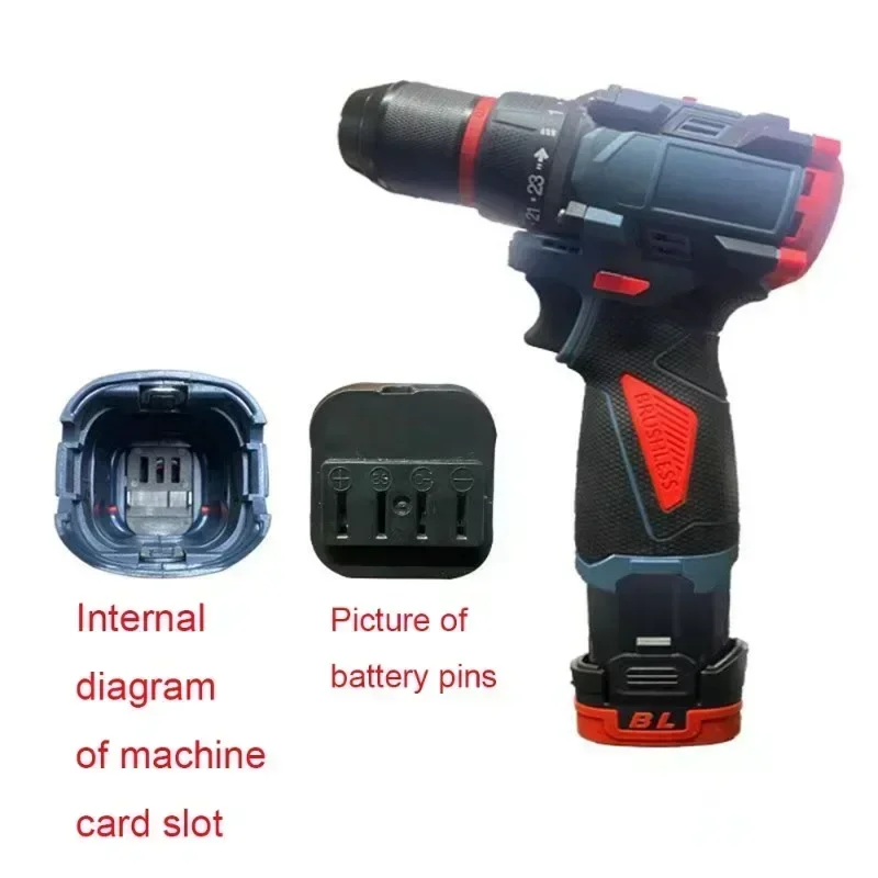 16.8V/18V 2000mAh Brushless Hand Electric Drill Lithium Battery Dongke Rechargeable Hand Electric Drill Battery power tool battery,rechargeable battery
